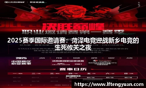 2025赛季国际邀请赛：菏泽电竞迎战新乡电竞的生死攸关之夜